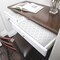 Smart Design Bonded Grip Shelf Liner - 12 Inch x 10 Feet - Fleur Gris